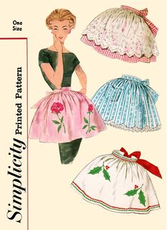 an old fashion pattern for girls'dresses and skirts