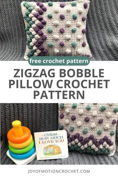 The Zigzag Bobble Stitch Crochet Pillow is perfect free crochet pattern for any advanced beginner looking to learn a new stitch. It’s simple design makes it a quick crochet project and you can use the graph to customize it in anyway you wish. If you like crochet home decor and want to learn how to crochet the bobble stitch this crochet pillow pattern is available on my blog! Crochet Cafe, Crocheted Pillows, Crocheted Pillow, Crochet House, Crochet Pillow Patterns Free, Crochet Cushion Pattern, Beau Crochet, Cushion Cover Pattern, Crochet Cushion