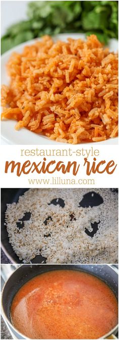 mexican rice is an easy and tasty side dish for any mexican restaurant or bar