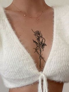 Chest Tattoos Women, Sharpie Tattoos, Spine Tattoos For Women, Chest Tattoos For Women, Stylist Tattoos, Cute Tattoos For Women, Classy Tattoos, Spine Tattoos