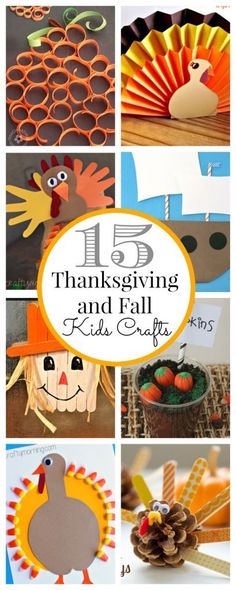 thanksgiving and fall crafts for kids to make