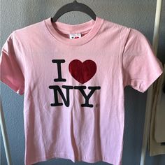 I <3 New York Baby Tee -Kids Shirt -Never Been Worn Brand New -From Nyc Rock Barbie, New York Baby Tee, I ❤ Ny, Walker Boots, Blush Makeup, Garment Bags, Baby Tee, Infant Tees, Trending Accessories