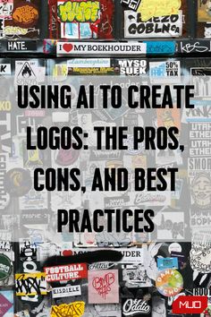 the words using at to create logos - the pros, cons, and best practices