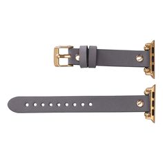 Embrace the art of handmade luxury with our gray leather ultra slim Apple Watch band with gold rivet. Meticulously crafted from premium materials, this band offers a unique and stylish way to express your individuality. This luxurious accessory will be adding a touch of elegance and effortless chic to your everyday style. Completely Handmade Genuine Full-Grain Leather Minimalist Slim Design Gold Rivet to Enhance the Elegance Durable, Stylish & Timeless Design Stainless-Steel Buckles - Secure & S Apple Watch Bands Gold, Apple Watch 1, Gray Leather, Effortless Chic, Apple Watch Band, Slim Design, Grey Leather, Leather Band, Everyday Style