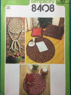 an advertisement for the sewing book simplify 4808, with pictures of different items