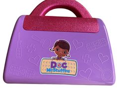 Disney Doc McStuffins Toy Hospital Doctor's Bag & 5 Piece Set Preowned. GUC slight sticker peeling heart on bandaid See pics Doc Mcstuffins Toys, Disney Doc Mcstuffins, Doc Mcstuffins, Doctor Bag, Action Figure Accessories, Heart On, Action Figures, Toys, Disney