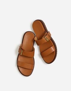 Vietnam Packing List, Leather Industry, Madewell Shoes, Leather Slide Sandals, Cute Sandals, Leather Slides, Comfortable Sandals, Street Style Outfit, Sandals Summer