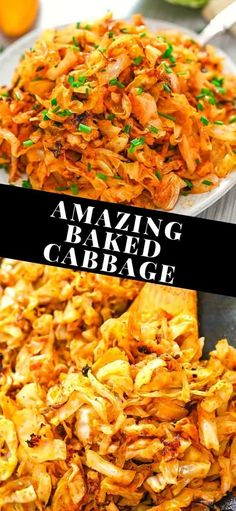 an image of amazing baked cabbage on a plate