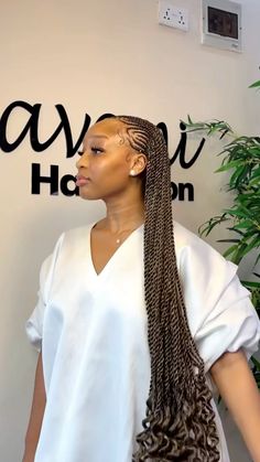 Cornrow Styles, Afro Braids, Big Box Braids, Ankara Tops, Big Box Braids Hairstyles, Feed In Braids Hairstyles, Girl Braids, Feed In Braid, Cornrow