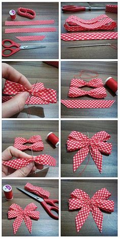 step by step instructions on how to make bows