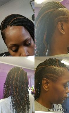 27 Piece, Feed In Braids Hairstyles, Braided Styles, Braided Cornrow Hairstyles, Feed In Braid, Shaved Sides, Cornrow Hairstyles, Cornrow