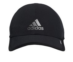 Adidas Men's Superlite II Cap in Black/Silver Adidas Breathable Hats For Sports Events, Adidas Sports Hat With Curved Brim, Adidas Baseball Cap For Sports Events, Adidas Baseball Cap With Curved Visor For Sports, Functional Adidas Sports Hat, Adidas Sporty Six-panel Baseball Cap, Sporty Adidas Six-panel Baseball Cap, Adidas Sports Baseball Cap, Adidas Curved Brim Baseball Cap For Sports