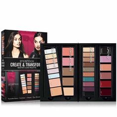 This palette features four palettes of essential lip, cheek, and eye colors to create endless looks on their own, or mix with transformers to create over 76 additional eye shadows, 18 lipstick colors, and four blush tones that let you play with a new look every day. Each palette pops in and out for effortless on-the-go customization.  30-piece Set includes: 10 Photo Op Eyeshadows:  Size: 0.28 oz, each - Colors: Vanilla (matte warm ivory), Washed Out (shimmer pale pink), Nude (matte light brown), Lips Color, Smashbox Cosmetics, Sephora Sale, Smashbox Makeup, Rose Gold Sparkle, Makeup Palettes, Makeup Gift Sets, Custom Eyes, Blush Tones