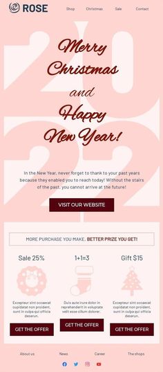 the website for rose's christmas and happy new year