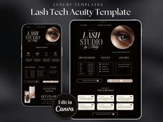 Lash Tech Acuity Scheduling Template, Black and White Acuity, Lash Tech Website, Editable Template Canva, Lash Tech Booking Site, Editable Acuity Website Template ✨ Unlock the Power of Luxury Website Booking Banners with Our Acuity Scheduling Template! ✨ Are you a hairstylist, esthetician, lash tech, makeup artist, or nail technician looking for an elegant, efficient way to manage your appointments? Look no further! Our DIY Acuity website template made in canva is specifically designed for beaut Template Black And White, Luxury Website