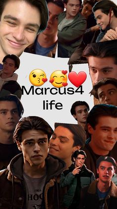 a collage of many different people with the words i love marcus4 life