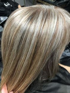 Strawberry Blonde Grey Hair, Blending Gray Hair With Strawberry Blonde, Transition To Gray Hair Before And After, Blonde Gray Hair Color Ideas, Grayish Blonde Hair, Blonde Hair Going Grey, Blond Bobs, Blonde Hair With Grey Highlights, Gray Transition