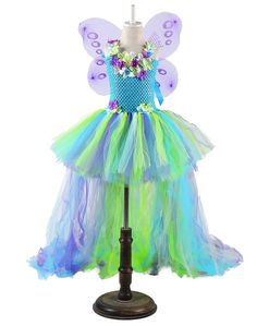 PRICES MAY VARY. Fancy handmade fairy costume, package including: 1 tutu dress + 1 fairy wings The fairy dress with vintage long train design, top decor with flowers, tulle dress in vibrant colors, to dress up as a princess in a fairy tale The dress is lined, very soft and don’t worry about see through 5 sizes for your choice, size Small for girls 1-2T, Medium for girls 3-4T, Large for girls 5-6 years old, X-Large for girls 7-8 years old, XX-Large for girl 9-10 years old Perfect for Renaissance Fairy Costume Dress, Fairy Princess Dress, Fairy Princess Costume, Dream Kids, Fairy Festival, Christmas Party Gift, Video Pink, Fairy Princess, Girl Princess Dress