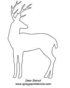 a deer with antlers is shown in the shape of a paper cutout on a white background