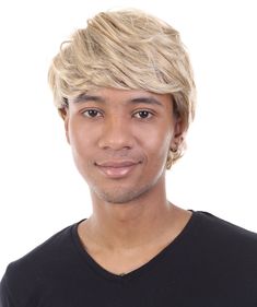 - Breathable Capless Cap - 100% Cruelty Free - Premium Handcrafted Wig - Designed for comfort fit Snow Movie, Mens Wig, Blond Boy, Blonde Cosplay, Wig Blonde, Mens Wigs, Halloween Wigs, Cosplay Halloween, Halloween Costume