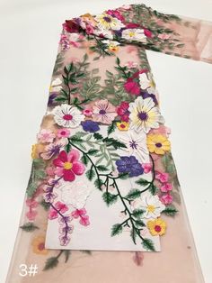 ❤Super beautiful, exquisite embroidery flowers. Highly recommended to brides! ! ❤ Very exquisite and romantic. It can be used for wedding decor, boho dress, bridal wear, tops, garment fabric, bodice, curtains and etc... ❤WHOLESALE Accepetable, we do have some in stock, but if you need more, please convo me and give us some time for make them.❤  Size: Wide : 130cm. Price is for 1 yard long.   We will ship in one piece continue without cutting if you order more than 1 quantity. Thank for shopping Vivid Flowers, Green Floral Fabric, Embroidery Tulle, Pageant Gown, Garment Fabric, Flower Fabric, Pageant Gowns, Sewing Material, Big Flowers