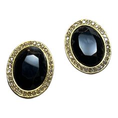 Faux Gold Oval Faux Gold Faux Diamond/Faux Black Facetted Stone Post Earrings Judy Lee Vintage 1950s Mid Century Costume Jewelry Clip On Earrings Never Worn From A Private Collection/From A Show Representative In Home Judy Lee Parties Were Very Popular In The Mid 50s. Some Of The First In Home Parties! Their Jewelry Was Reasonably Priced And Trendy And Appealed To Women With A Huge Variety Of Styles. As They Would Advertise: “A One Stop Shopping Experience In Costume Jewelry. Coupled With This Is The Finest In Quality And Craftsmanship; As Modern As Tomorrow, Or As Old As Egypt (If You Like Antique Jewels), Reasonably Priced With A Firm Guarantee.” Home Parties, Stop Shopping, Vintage 1950s, Post Earrings, Costume Jewelry, Clip On Earrings, Gold Diamond, Egypt, Gold Jewelry