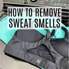 Don't throw out those old smelly gym clothes. Check out how to get the sweat smell out of clothes. It is so easy and the smell stays gone. #laundrytips #sweatsmell How To Sweat Less, Smelly Armpits, Armpits Smell, Dairy Free Breastfeeding, Fabric Refresher, Underarm Odor, Old Bras, Sweet Sweat, Holistic Diet