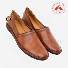 Title: Authentic Ethnic Mojaris: Traditional Tan Men's Shoes for Weddings and Special Occasions Introduction: Welcome to our Etsy shop, where we present the epitome of elegance and tradition in footwear - Authentic Ethnic Mojaris. Crafted with precision and passion, our Traditional Tan Men's Shoes embody the rich heritage of Punjabi mojaris while offering contemporary comfort and style. Perfect for weddings, special occasions, or everyday wear, these mojaris are the quintessential choice for discerning gentlemen seeking timeless charm and unmatched quality. Product Features: 1. **Ethnic Elegance Our mojaris exude ethnic charm with their traditional design and exquisite craftsmanship. Each pair reflects the cultural richness and artisanal expertise passed down through generations. 2. **Prem Brown Round Toe Loafers For Wedding, Brown Wedding Loafers With Round Toe, Traditional Formal Loafers With Rubber Sole, Traditional Formal Slip-ons With Leather Sole, Traditional Formal Leather Shoes With Rubber Sole, Traditional Brown Slip-on Loafers, Traditional Leather Slip-ons For Formal Wear, Traditional Leather Slip-ons For Formal Occasions, Traditional Leather Shoes With Round Toe For Formal Occasions