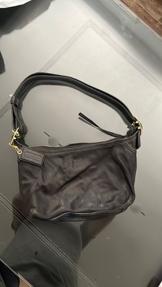 Great all leather COACH bag. Some signs of wear on inside. Leather Coach, Coach Bag, Coach Purse, Vintage Coach, Coach Purses, Coach Bags, Purses And Handbags, Shoulder Bags, Wallets