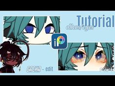 an anime character with blue eyes and green hair is featured in the video game's avatar