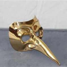 Baroque Casanova Venetian carnival mask Gold wall decor Masquerade Gold Venice mask Desk decor Turkish Nose Plague doctor Commedia Dell Arte  The heavy bronze mask can be used as desk decor or wall hanging.  Dimensions:  Height 5.5" / 14 cm Width 9.4" / 24 cm Depth 7" / 18 cm  Weight 1734 gr Utopia Dystopia, Vintage Canister Sets, Great Comet Of 1812, Venetian Masquerade Masks, The Great Comet, Venice Mask, Venetian Carnival Masks, Venetian Carnival, Gold Wall Decor