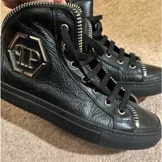 Philipp Plein High Top Sneakers Men. In Excellent Pre-Owned Condition. Come With Box. Eu Size 41. High Top Sneakers Men, Philipp Plein Shoes, Philipp Plein, Mens Shoes Sneakers, High Top, Top Sneakers, High Top Sneakers, Men's Shoes, Shoes Sneakers