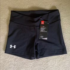 Never Worn. New With Tags Under Armor Shorts, Blue And White Shorts, Under Armour Running, Black Athletic Shorts, Black And White Shorts, Under Armour Shorts, Golf Skort, Compression Shorts, Under Armour Women