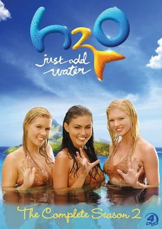 the complete season 2 poster for go, just add vacation with three girls in the water