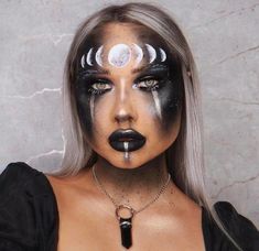 Diy Costume Makeup, Spooky Makeup Looks, Maquillage Halloween Simple, Spooky Makeup, Halloween Makeup Witch, Makeup Looks To Try, Halloweenský Makeup