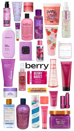 #howtosmelllike #howtosmelllikeberry #berryskincare #fruitskincare #foodskincare #preppyskincare #skincare Makeup Bag Essentials, Skin Care Items, Clean Body, Makeup Makeover