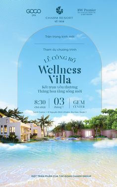 an advertisement for a spa resort with the words, we are going to be well - being