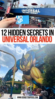 12 Hidden Secrets in Universal Orlando Universal Studios Orlando Rides, Universal Studios Orlando Planning, Orlando Florida Universal Studios, Orlando Map, Orlando Studios, Water Theme Park