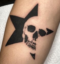 Punk Rock Tattoo Ideas, Wrist Sleeve Tattoo, Goth Sleeve Tattoo, Edgy Matching Tattoos, Alt Tats, Rock Band Tattoos, Skull Flash Tattoo, Rock Tattoo Ideas, High Contrast Tattoo