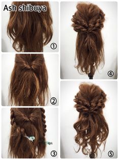 Hair Step By Step, Picture Day Hair, Long Length Hair, Hair Arrange, Easy Hairstyle, Teen Hairstyles, Easy Hairstyles For Long Hair, Stylish Hair