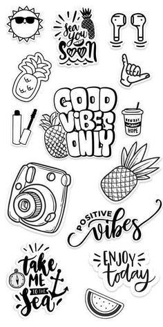 some stickers that are on the back of a white paper sheet with black ink