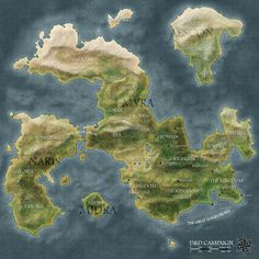 a map of the world that is in game