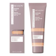 Free Shipping at $35. Shop Light Natural Illuminance Serum Tint  Revlon Revlon Color, Revlon Makeup, C Vitamin, Tinted Spf, Body Moisturizers, Hair Shop, Skincare Tools, Even Out Skin Tone, Colour Tint