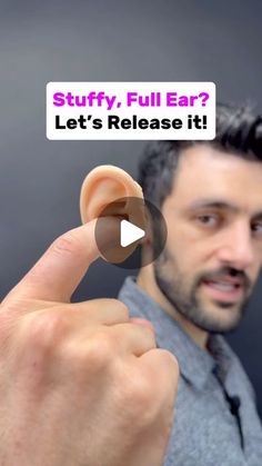 Dr. Joe Damiani - TMJ, Head & Neck Specialist on Instagram: "Comment the word ‘Quiz’ on this video and I’ll send you my Root Cause Assessment, to help figure out what’s causing your Ear, Jaw or Neck Pain.  Do you experience fullness in the ear? Maybe it feels like it’s clogged or even hurts sometimes but the ENT says nothing’s wrong with it?   Well, the jaw is a very common culprit of ear issues. And specifically when it comes to a clogged fullness, feeling the tensor veli palatini muscle can contribute to it.   You see when the tensor veli palatini has spasms in it it does not let allow the eustachian tube to dilate which relieves inner ear and sinus pressure.  In this video, I demonstrate a simple release you can do to get relief now.   Keep in mind that eustation tube problems or TMJ pr How To Clear Eustachian Tubes, Eustachian Tube Drainage, How To Drain Ears Fluid, How To Unclog Your Ear, Ear Blockage Remedies, Fluid In Ear Remedy, Drain Ear Fluid, Ear Pain Remedies, Clogged Ear Remedy