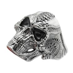 SKU: 4026 Big men's scull ring. Features: Brand new solid sterling silver 925. Not plated, 100% solid silver metal! Approx weight of the product (11 US size)- 21.0 g.; Processing - blackening by oxidation; Availability of proprietary tag manufacturer - Yes; Country of origin - Ukraine; More on www.indigo.jewelry Cataloque.... www.shop.indigo.gold Silver Skull Ring Collectible, Silver Engraved Skull Ring, Silver Skull-shaped Engraved Rings, Indigo Jewelry, Pirate Ring, Measure Ring Size, Mens Silver Rings, Skull Ring, Men's Ring