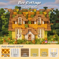 an image of a house in the game bee cottage