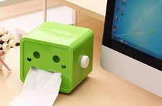 Who's about to have the coolest desk ever? Y-O-U. Cute Cubicle Decor, Cute Cubicle, Cool Office Gadgets, Cubicle Accessories, Cute Desk Organization, Unique Office Supplies, Cool Desk Accessories, Desk Gadgets, Cool Office Supplies