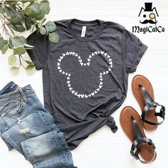 Disney Iron On, Minnie Bow, Disney World Shirts, Mickey Mouse Shirts