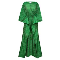 Emerald Maxi Dress Silk Kaftan Handwoven Ikat BACK IN STOCK! – PAX PHILOMENA Maxi Dress Silk, Ikat Maxi Dress, Costa Smeralda, Kaftan Dresses, Maxi Kaftan, Maxi Dress Collection, Emerald Green Color, Dress Silk, Pleated Fabric