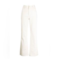 Nili Lotan Juliet Bootcut High-Waist Jeans Juliet Bootcut High-Waist Jeans From Nili Lotan Featuring Off-White, Cotton, High-Waisted, Belt Loops, Concealed Front Button Fastening, Classic Five Pockets, Bootcut And Flared. Made In United States Composition Cotton 100% From Smoke Free Home Tried On, But Have Never Been Worn. Shows A Little Bit Of Sign Of Being Worn On The Hymn On The Inside Jean Color, Nili Lotan, Waist Jeans, High Jeans, Cream White, Colored Jeans, High Waist Jeans, White Cotton, High Waist